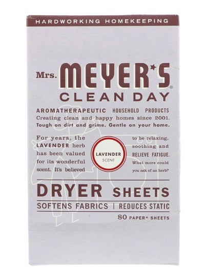 Buy 80-Piece Lavender Scent Dryer Sheet Set in UAE