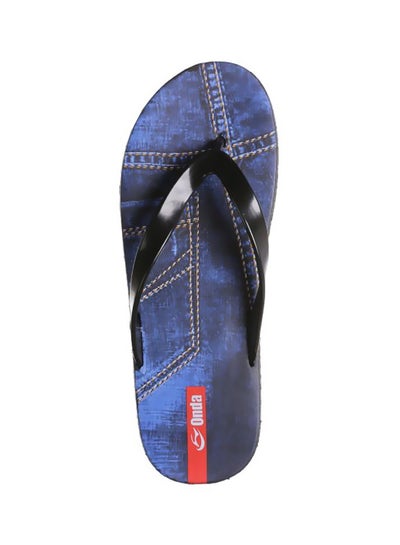 Buy Logano Flip Flops Black/Blue in Egypt