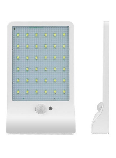 Buy 36 LED Solar Power Garden Security Lamp White in Saudi Arabia