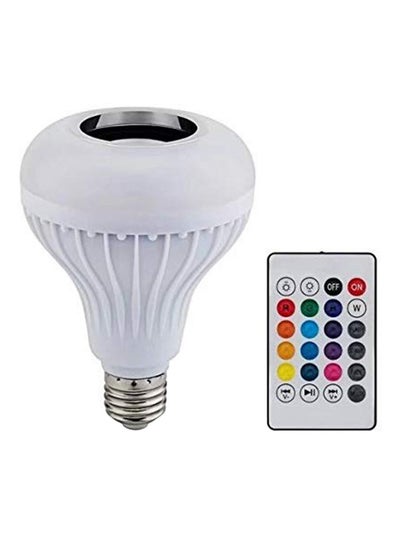 Buy LED Wireless Bluetooth Light Bulb With Remote Multicolour in Egypt