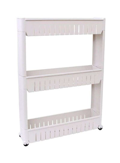 Buy Multipurpose Shelf With Removable Wheels White in Egypt