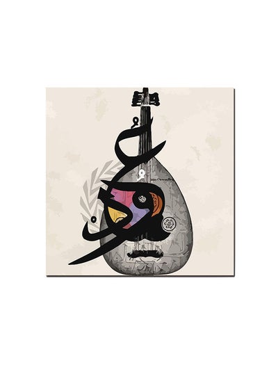 اشتري لوحة فنية جدارية بتصميم وطبعة كلمة عود متعدد الألوان 30 x 30Ø³Ù†ØªÙŠÙ…ØªØ± في السعودية