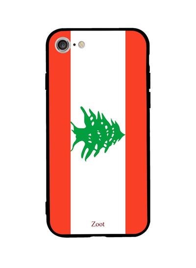 Buy Protective Case Cover For Apple iPhone SE (2020) Red/White/Green in Egypt