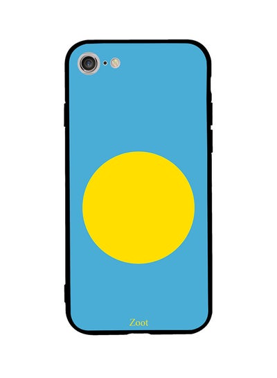 Buy Protective Case Cover For Apple iPhone SE (2020) Blue/Yellow in Egypt