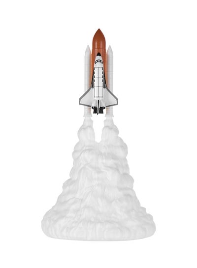 اشتري مصباح ثلاثي الأبعاد قابل للشحن بتصميم صاروخ مكوكي أبيض/أسود/بني 14.5x14.5x27.5Ø³Ù†ØªÙŠÙ…ØªØ± في الامارات