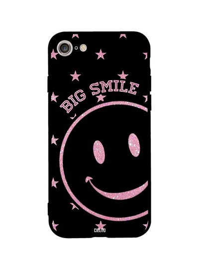 Buy Protective Case Cover For Apple iPhone SE (2020) Black/Pink in Egypt