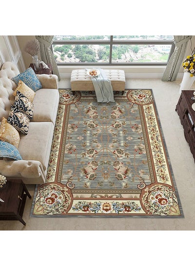 اشتري European Style Printed Living Room Mat Multicolour 50 x 80cm في السعودية