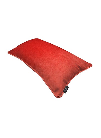 اشتري Solid Pattern Decorative Cushion Coral Red 60 x 40centimeter في السعودية