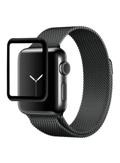 Buy Protective Case Cover For Apple Watch Series 1/2/3 42mm Clear/Black in Egypt