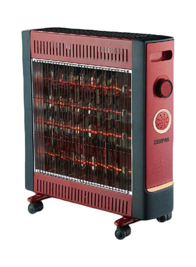 Buy Quartz Heater With 2 Power Selection 2200.0 W GQH9108 Red in Saudi Arabia