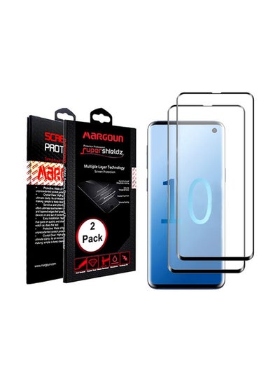 Buy Pack Of 2 5D Screen Protector For Samsung Galaxy S10 Clear in UAE