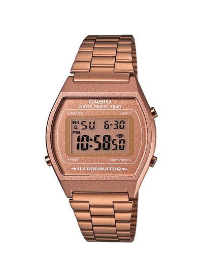 Buy Women's Water Resistant Stainless Steel Digital Watch B640WC-5ADF - 35 mm - Rose Gold in UAE