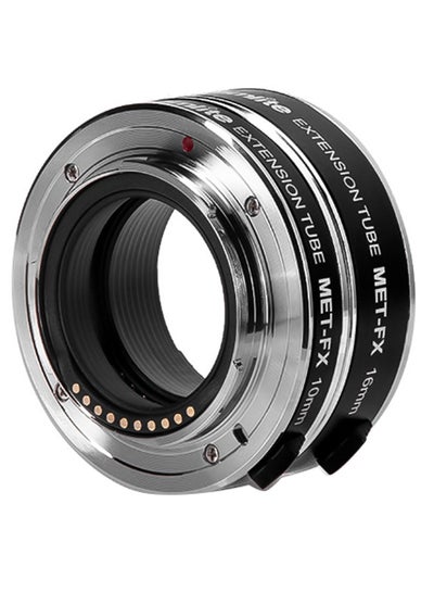 Buy 2-Piece Automatic Macro Extension Tube Ring Set Black/Silver in Saudi Arabia