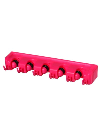 Buy Wall Mounted Broom Holder Pink 35 x 5cm in Egypt