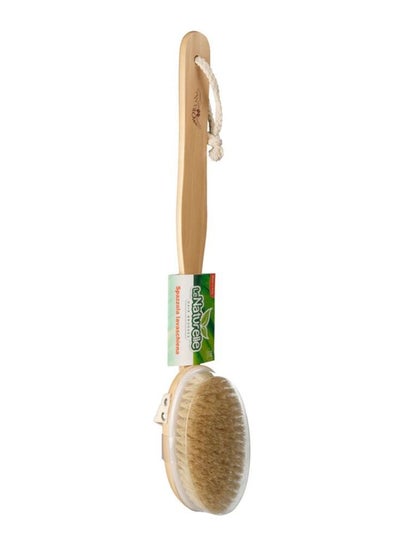 Buy Round Head Bath Brush Beige in Saudi Arabia