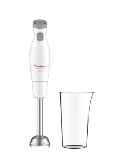 Buy Hand Blender | Easy Chef Hand Stick Blender with 800 ml Beaker |  Plastic/Stainless Steel |2 Years Warranty DD451127 White in UAE