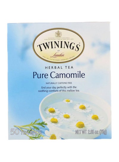 Buy Pure Camomile Herbal Tea 50 Bags 2.65ounce in UAE