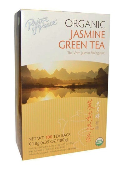 Buy 100 Pieces Organic Jasmine Green Tea 1.8grams in UAE