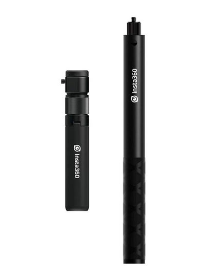 Buy Invisible Selfie Stick And Tripod Handle Black in UAE