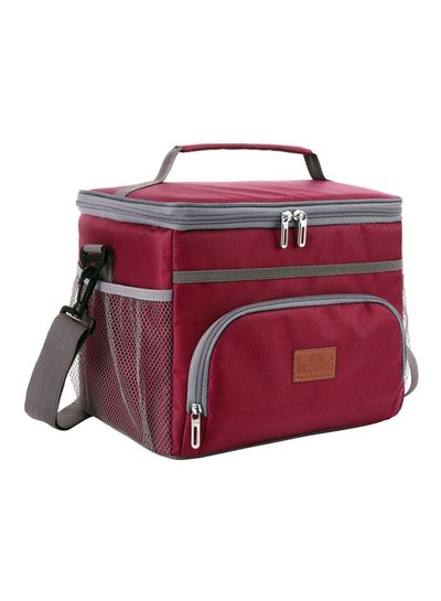 اشتري Thermal Lunch Bag Red/Grey في السعودية