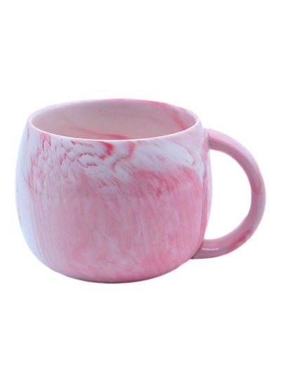 Buy Ceramic Trip Cup Pink/White in UAE