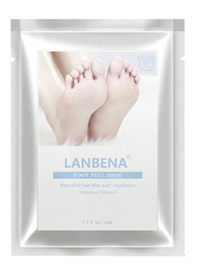 Buy Pair Of 2 Exfoliation Foot Peel Mask in UAE