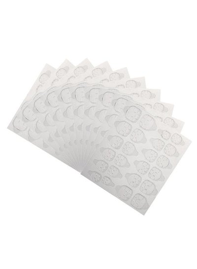 Buy 240-Piece Nail Adhesive Glue Tape Set Clear in Egypt