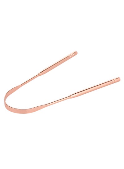 Buy Professional Oral Care Tongue Cleaner Rose Gold 13 x 6centimeter in UAE