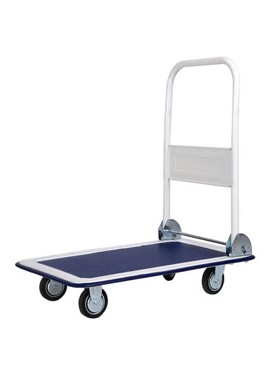 Buy Platform Flat Truck White/Blue 3.9 x 15.8 x 15.8inch in UAE