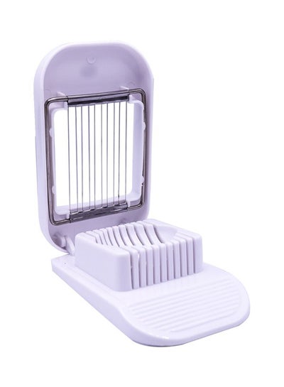 Buy Manual Plastic Egg Slicer White in Saudi Arabia