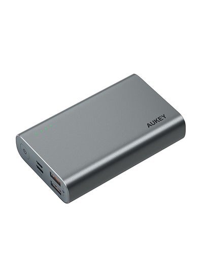 Buy 10000.0 mAh USB-C PD And QC 3.0 Power Bank, PB-XD12 Grey in Saudi Arabia