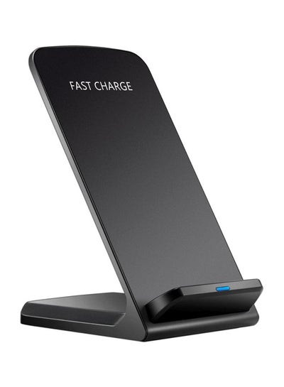 Buy QI Wireless Fast Charging Stand Black in UAE