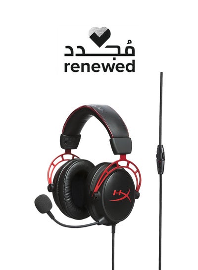 Buy Renewed - Cloud Alpha Pro Gaming Headset For Pc, Ps4 & Xbox One, Nintendo Switch (Hx-Hsca-Rd/Ee) Black/Red in UAE