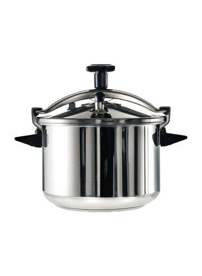 Buy Authentique Pressure Cooker 8L Silver 8Liters in Saudi Arabia