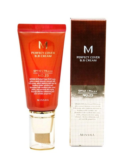 Buy M Perfect Cover BB Cream SPF 42/PA+++ No. 23 Natural Beige in UAE