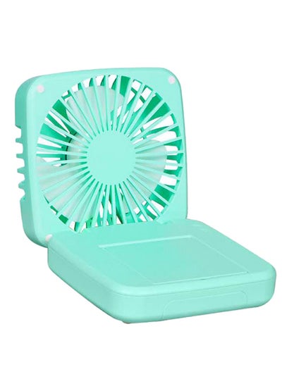 Buy Portable USB Rechargeable Handheld Mini Fan W10622GR Green in UAE