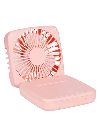 Buy Portable USB Rechargeable Handheld Mini Fan W10622P Pink in UAE