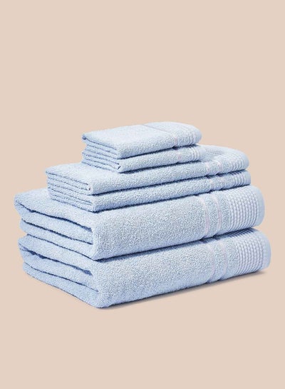 TRIDENT Luxury 6 Piece Bath Towel Set, 2 Large Bath Towels 2 Hand