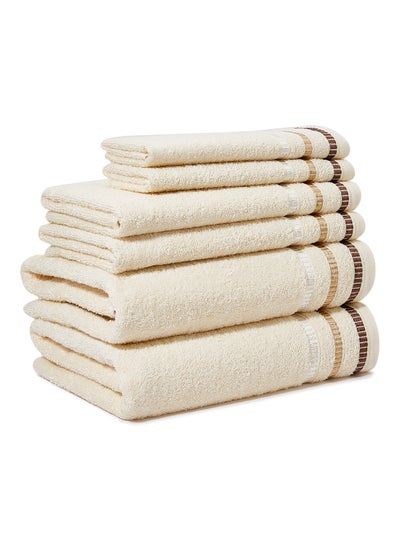 Trident Soft and Plush 2 Piece Solid Print Cotton Bath Towel Set, Mustard  Yellow 