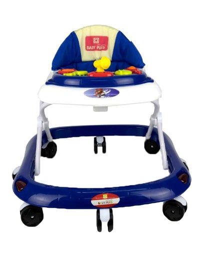 Buy Baby Musical Walker - Blue/White in Saudi Arabia