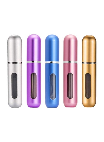 Buy 5-Piece Refillable Perfume Atomiser Bottle Set 5ml in Egypt