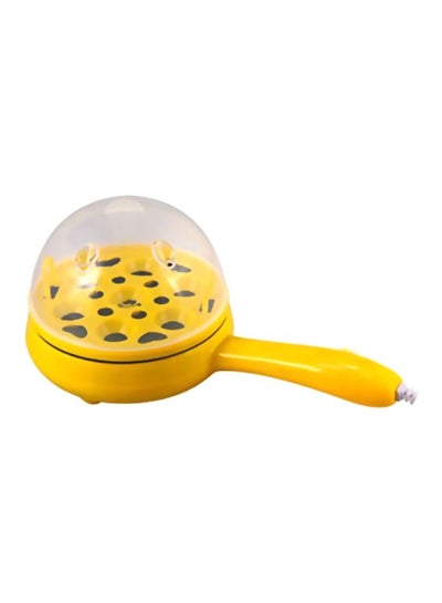 Buy Electric Egg Fry Pan With 7 Egg Steamer 350.0 W X2-63L1-NI6X Yellow/Grey/Clear in Egypt