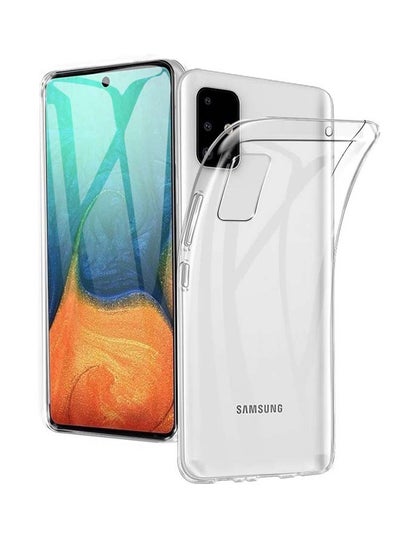 Buy Protective Case Cover For Samsung Galaxy A71 Clear in UAE