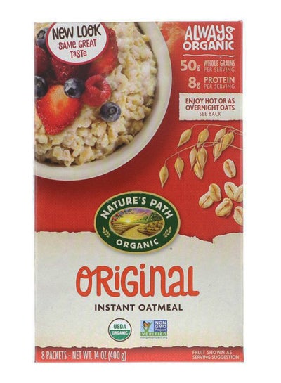 Buy Organic Instant Oatmeal 400grams Pack of 8 in UAE