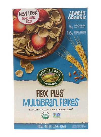 اشتري Organic Flax Plus Multibran Flakes Cereal 375g في الامارات