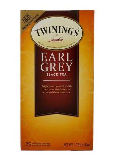 Buy 25 Earl Grey Black Teabags 1.76ounce in UAE