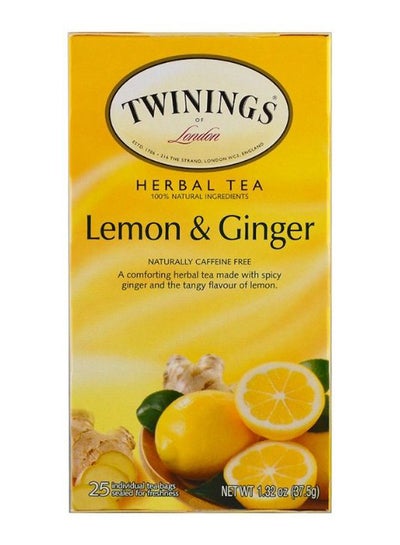 Buy Lemon And Ginger Tea 20 Teabags 1.32ounce in UAE