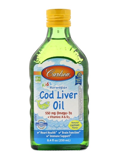 Buy Natural Lemon Flavor Norwegian Cod Liver Oil in UAE