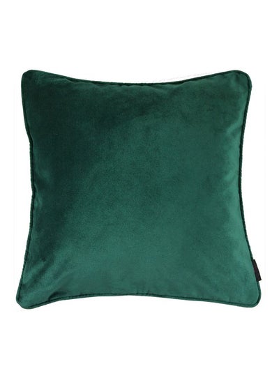 Buy Decorative Square Shaped Cushion polyester Emerald Green 50x50cm in Saudi Arabia