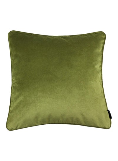 Buy Decorative Cushion Polyester Lime Green 60x60cm in Saudi Arabia